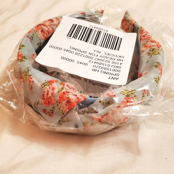 Anthropologie Allana knotted headband- sky floral - Picture 3 of 5
